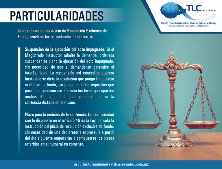 Juicio De Resolución Exclusiva De Fondo Tlc Asociados