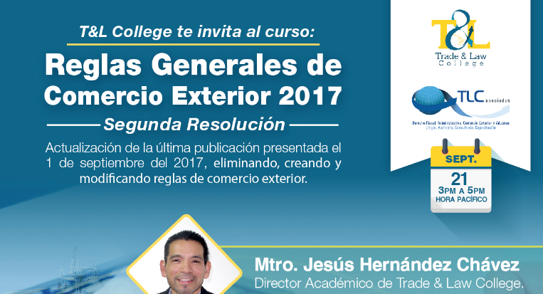 (21-09-2017) Reglas Generales de Comercio  Exterior  2017 “Segunda resolución”