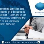 145 – Cambios en los Requisitos Generales para la Obtención del Registro en el Esquema de Certificación de Empresas / Changes in the General Requirements for Obtaining the Registration in the Company Certification Scheme