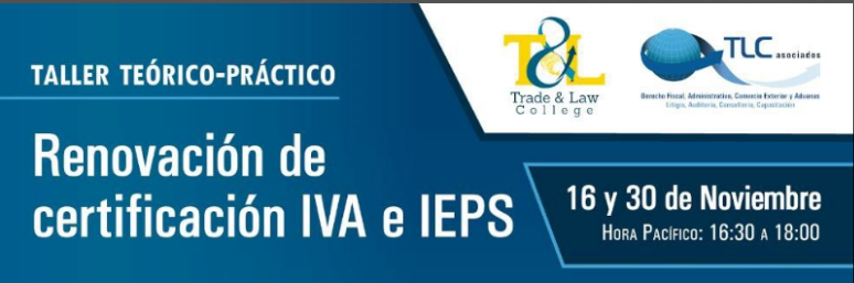 (16-11-17 y 30-11-17) Renovación de IVA e IEPS