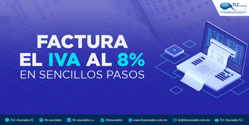 Factura el IVA al 8% en sencillos pasos