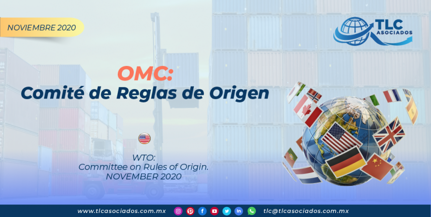 OMC: Comité de Reglas de Origen/ WTO: Committee on Rules of Origin