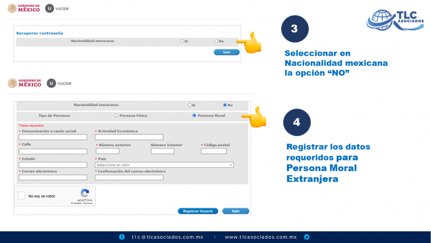 DOCUMENTOS & REGISTRO DE EMPRESAS EXTRANJERAS DE TRANSPORTE – TLC Asociados