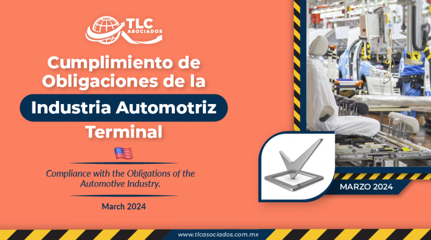 Cumplimiento de Obligaciones de la Industria Automotriz Terminal