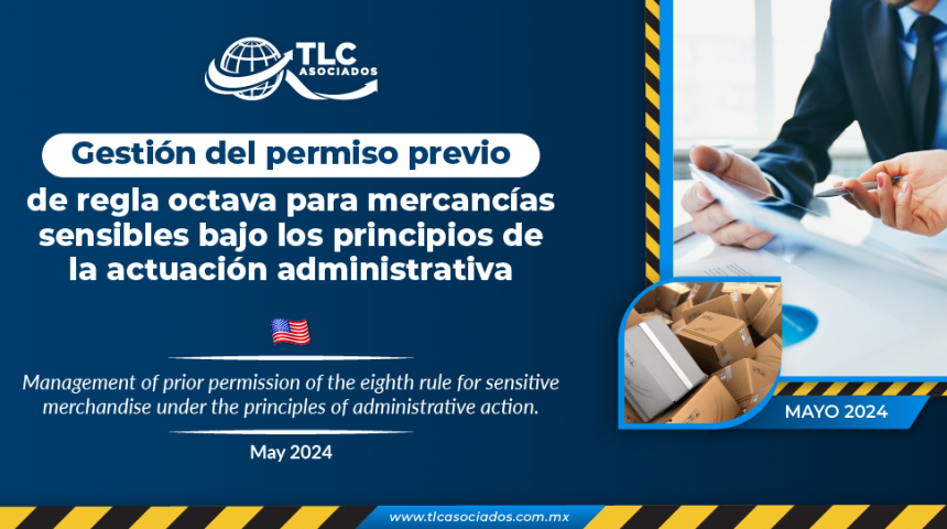 Gestión del permiso previo de regla octava para mercancías sensibles bajo los principios de la actuación administrativa