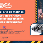 Solicitud del alta de molinos para la gestión de Avisos Automáticos de Importación de Productos Siderúrgicos