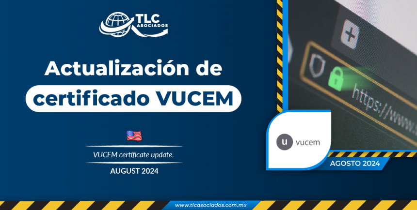 Actualización de certificado VUCEM