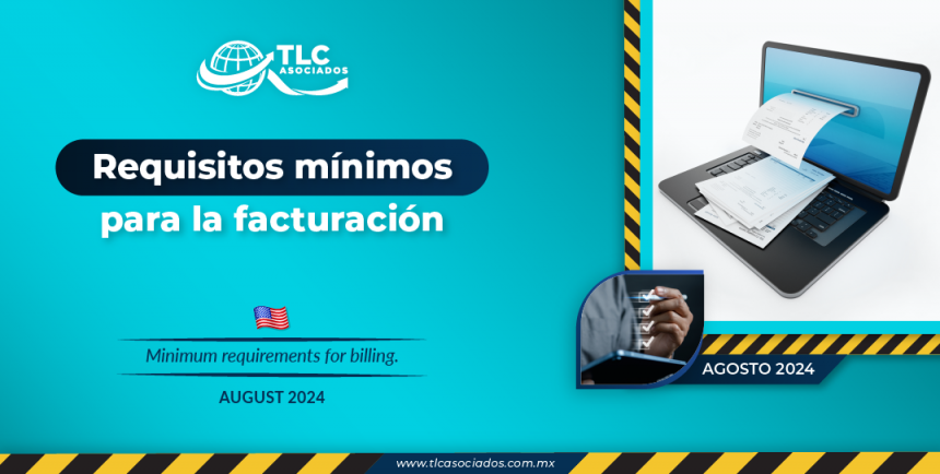 Requisitos mínimos para la facturación