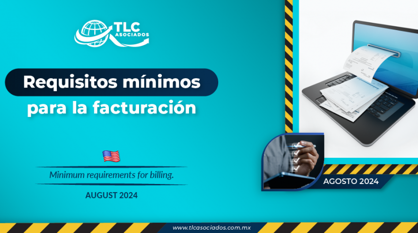 Requisitos mínimos para la facturación