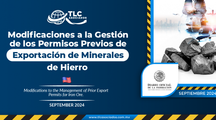 Modificaciones a la Gestión de los Permisos Previos de Exportación de Minerales de Hierro