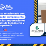 Anteproyecto relacionado con la excepción del cumplimiento de NOM’S en las Importaciones por Empresas de Mensajería y Paquetería