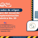 Certificados de origen al amparo del Acuerdo de Complementación Económica No. 55