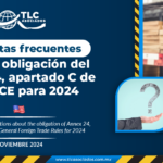 Preguntas frecuentes sobre la obligación del Anexo 24, apartado C de las RGCE para 2024