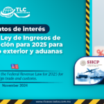 Puntos de interés sobre la Ley de Ingresos de la Federación para 2025 para comercio exterior y aduanas