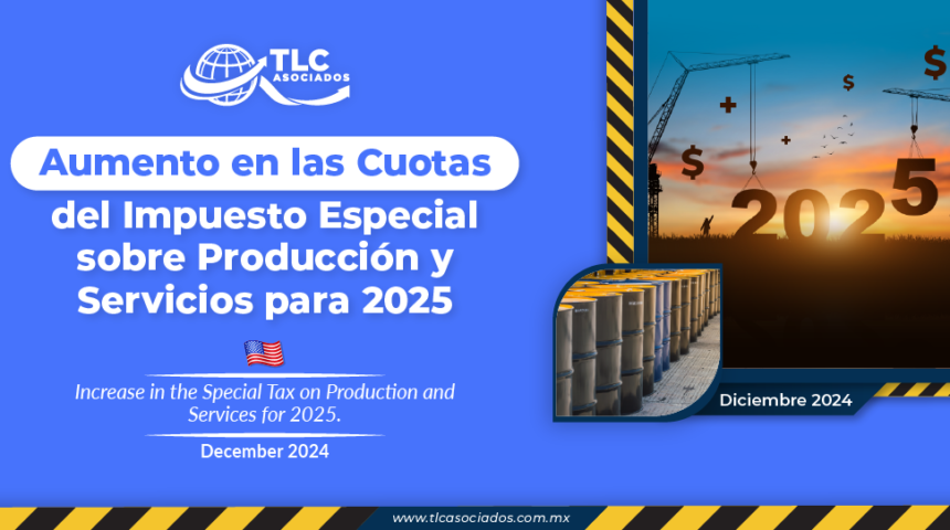 Aumento en las Cuotas del Impuesto Especial sobre Producción y Servicios para 2025