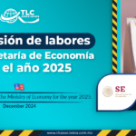 Suspensión de labores de la Secretaría de Economía para el año 2025.