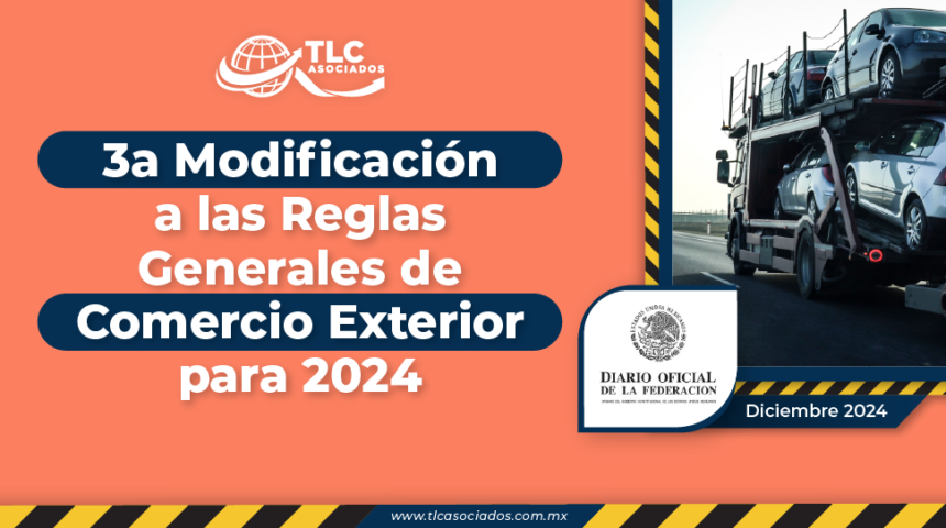 Tercera Resolución de Modificaciones a las Reglas Generales de Comercio Exterior para 2024 y Anexo 2