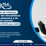 Compilación de Criterios Normativos y No Vinculativos en materia aduanera y de comercio exterior – Anexo 5 de las RGCE para 2025