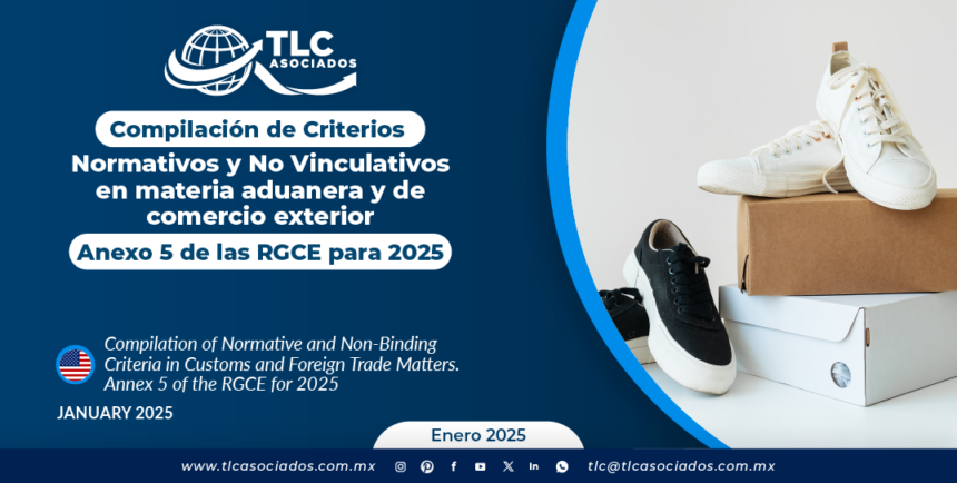 Compilación de Criterios Normativos y No Vinculativos en materia aduanera y de comercio exterior – Anexo 5 de las RGCE para 2025