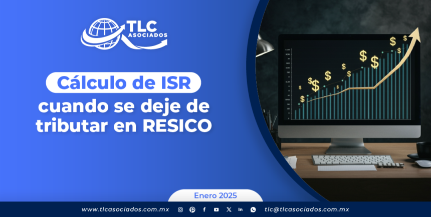 Cálculo de ISR cuando se deje de tributar en RESICO