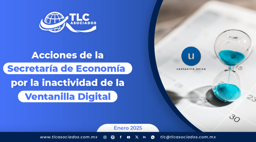 Acciones de la Secretaría de Economía por la inactividad de la Ventanilla Digital