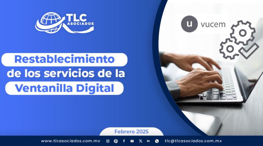 Restablecimiento de los servicios de la Ventanilla Digital